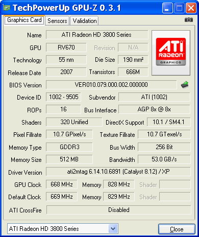 GPU-Z report